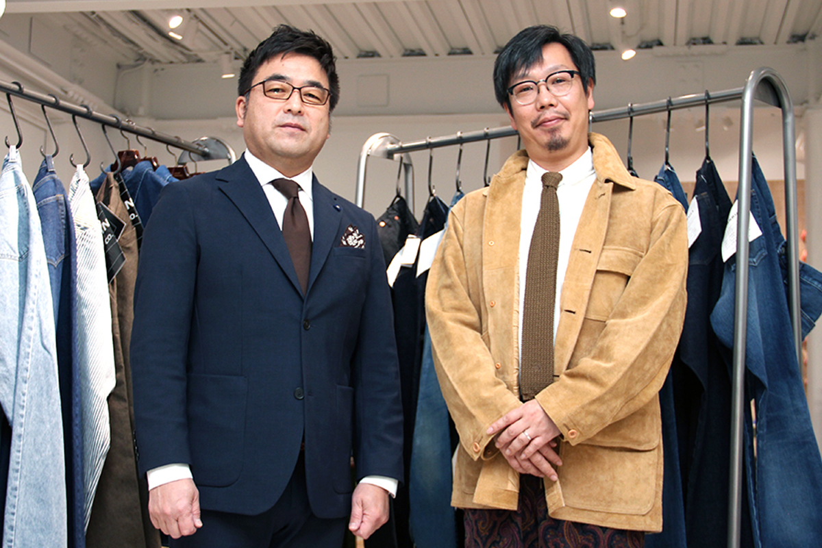 塚田裕介ジョンブル 代表取締役社長（右）と堤智章キーストーン・パートナース 代表取締役