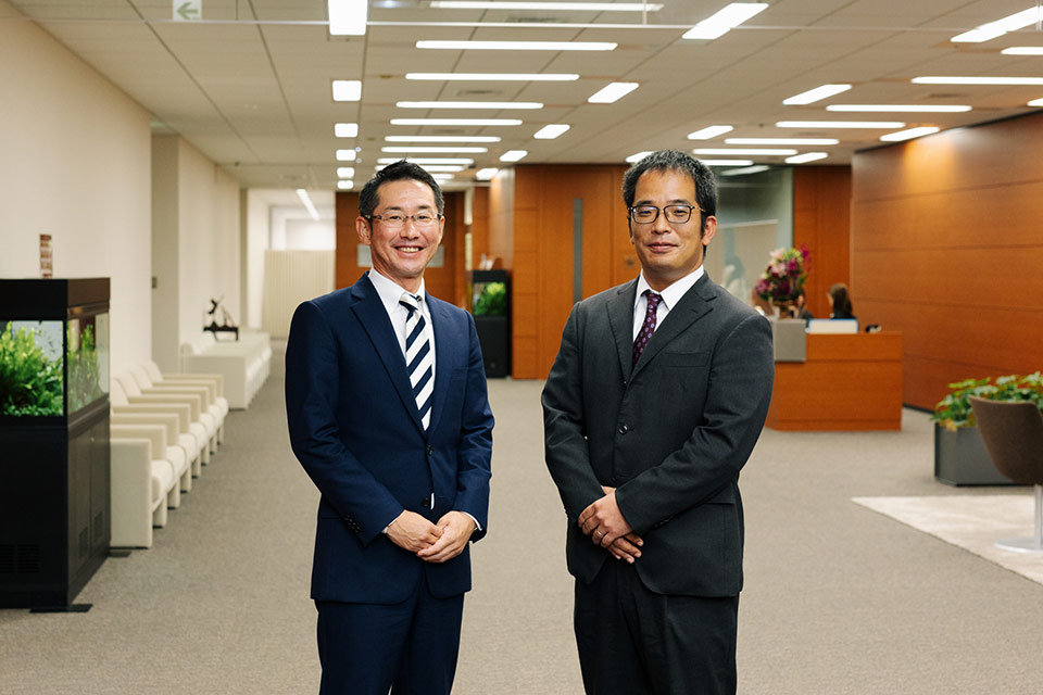 左から 天野 祐一郎氏、 橋爪 健太氏