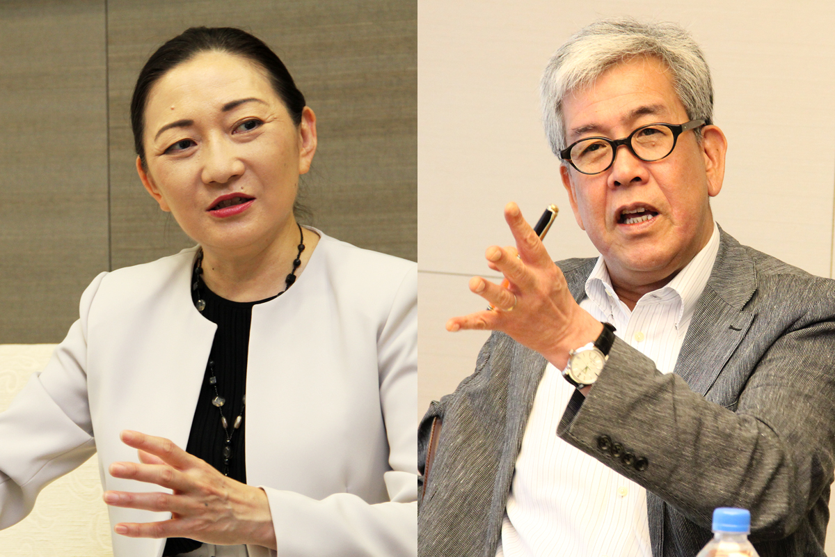 右から加藤 雅也氏、松田 千恵子氏